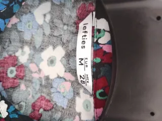 Vestido camisero Lefties estampado floral T-M