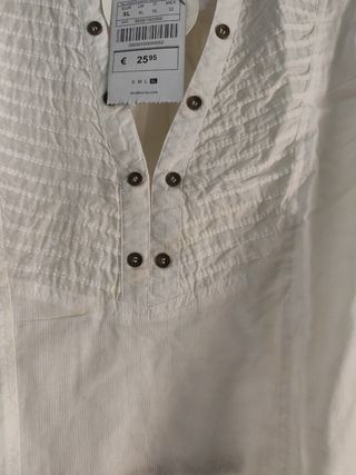 Blusa blanca mujer