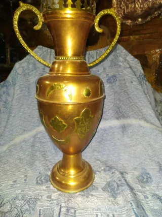 Antiguo Cobre mazizo gran pieza y oferta