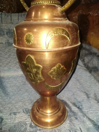 Antiguo Cobre mazizo gran pieza y oferta