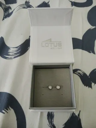 Pendientes Lotus Silver
