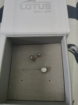 Pendientes Lotus Silver