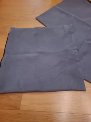 Fundas de cojín grises (tela)