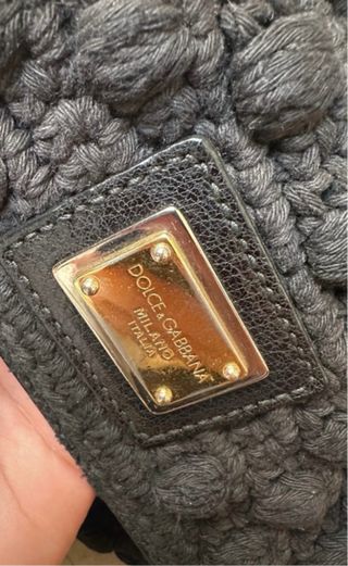 Borsa Dolce&Gabbana Nera Intrecciata