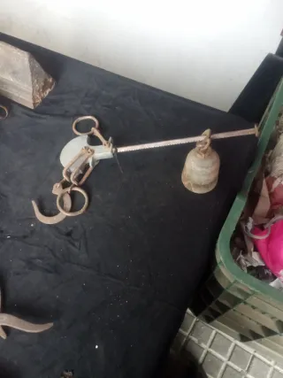 Balanza antigua de pesaje