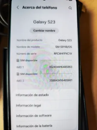 Samsung Galaxy S23 5G 128GB Verde
