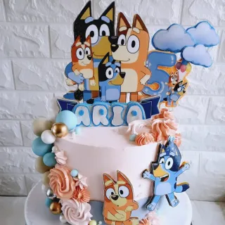 Tarta temática Bluey cumpleaños