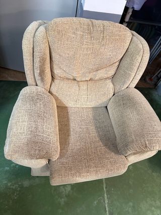 2 sillones individuales de tela