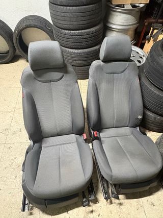 Asientos Seat Leon MK2 Delanteros Tela Gris