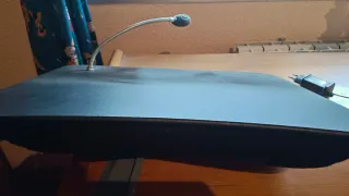 Soporte portátil con luz LED