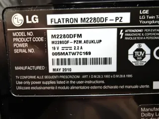 Monitor TV LG 22 Full HD M2280DF-PZ