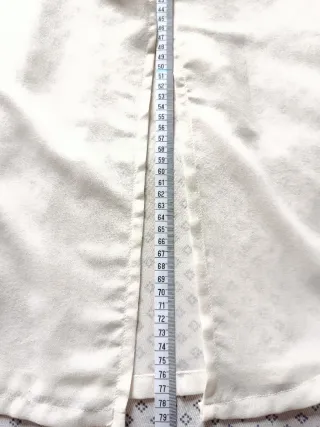 Camicia copricostume bianca/panna