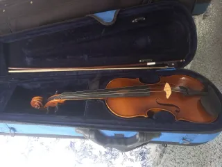Viola con funda y arco
