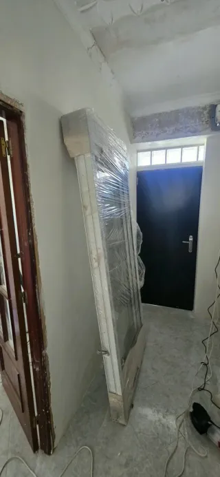 Balconera PVC Blanca 217x90cm