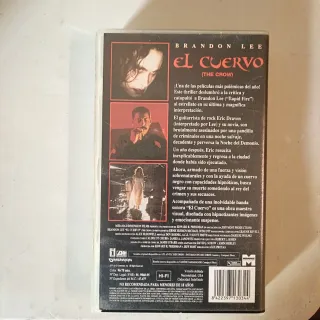 El Cuervo VHS Brandon Lee Película