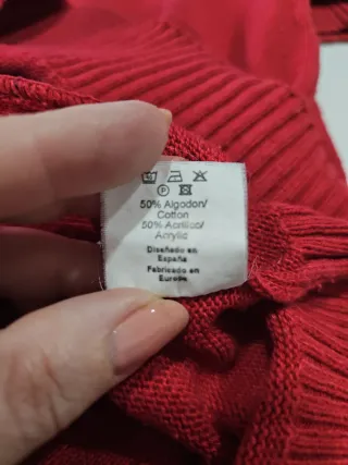 .Chaqueta BROWN JURY, Roja, talla L.