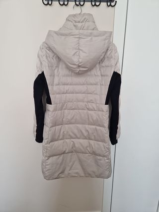 Anorak beige y negro DKNY