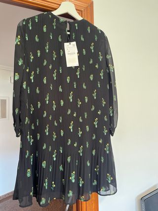 Vestido negro cactus S