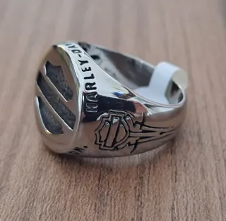 Anello Harley Davidson BAR e SHIELD size 12