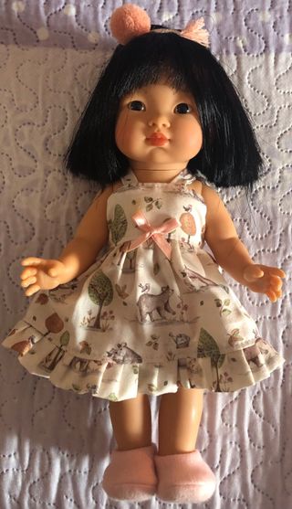 Muñecas Llorens Niñas Vestido