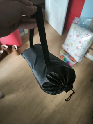 Tumbona plegable playa negra