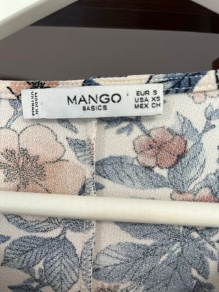 Vestido beige estampado floral