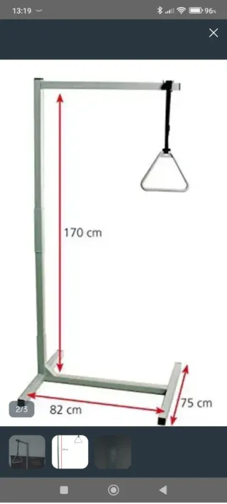 Trapecio/Agarradera para cama