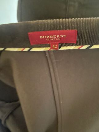 Americana Burberry Pana Marrón
