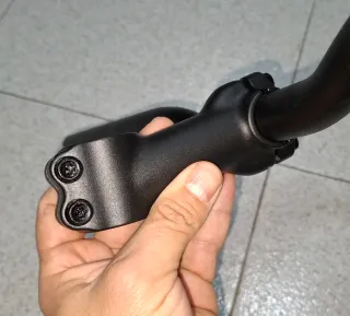 Manillar y potencia aluminio bici