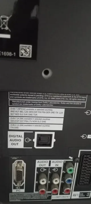 Televisor Panasonic Negro