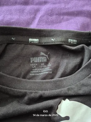 Camiseta Puma Negra