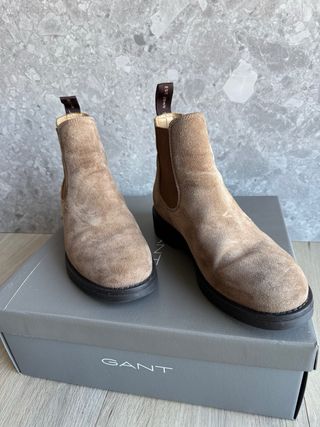 Botas de ante Gant tabaco