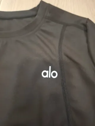 Conjunto Alo Yoga Negro Mujer