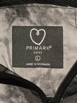 Chaqueta Cortavientos Tie Dye Primark Talla L