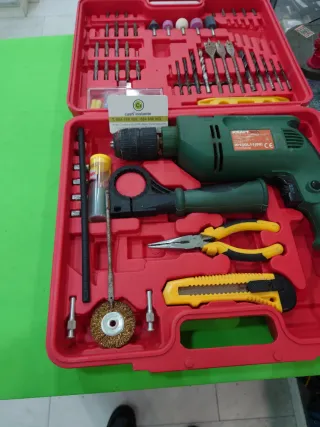 Taladro Kraft Tech ID13GL11-90 con maletín