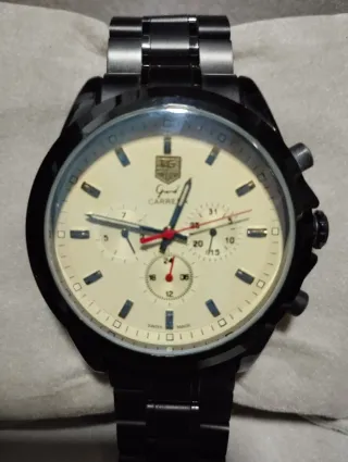 Reloj TAG Heuer Negro y Beige