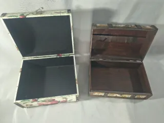 Cajas decorativas de madera