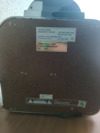 Radio cassette Vintage Plata