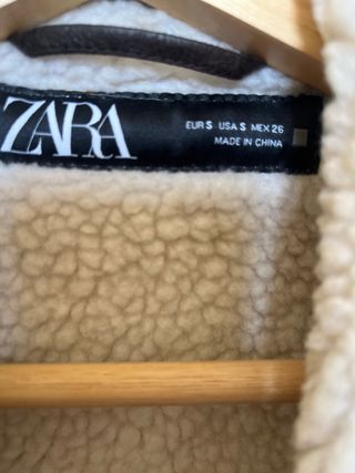 Chaleco Zara borreguito