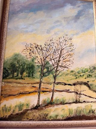 Óleo Original sobre Lienzo - "Voorjaar" Primavera