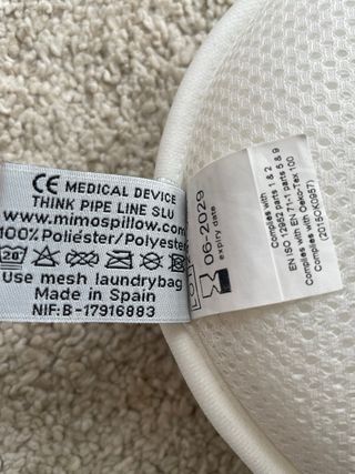 Almohada Mimos Bebé Antivuelco