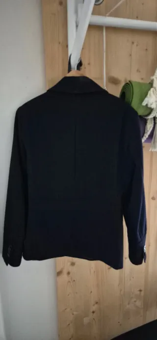 Abrigo Mango Azul Hombre