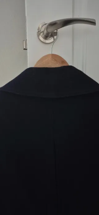 Abrigo Mango Azul Hombre