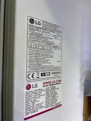 Nevera LG Puerta Doble