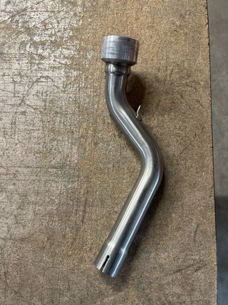 Adaptador escape moto 55mm a 35mm