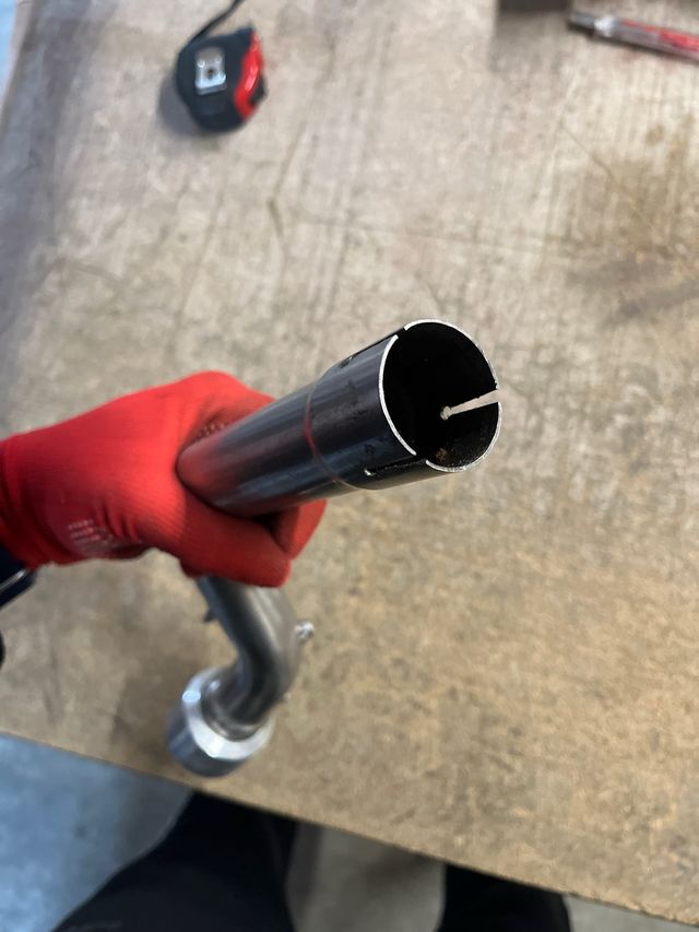 Adaptador escape moto 55mm a 35mm