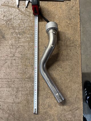 Adaptador escape moto 55mm a 35mm