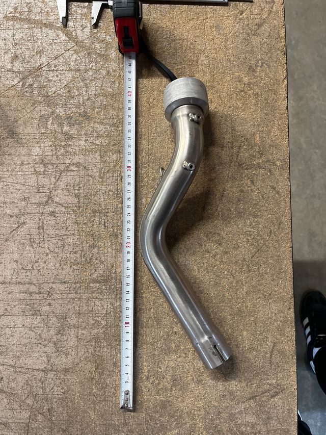 Adaptador escape moto 55mm a 35mm