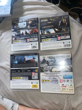 Pack 4 Juegos PS3: Call of Duty, Far Cry, Assassin