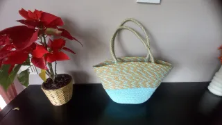 Bolso de rafia Women'Secret